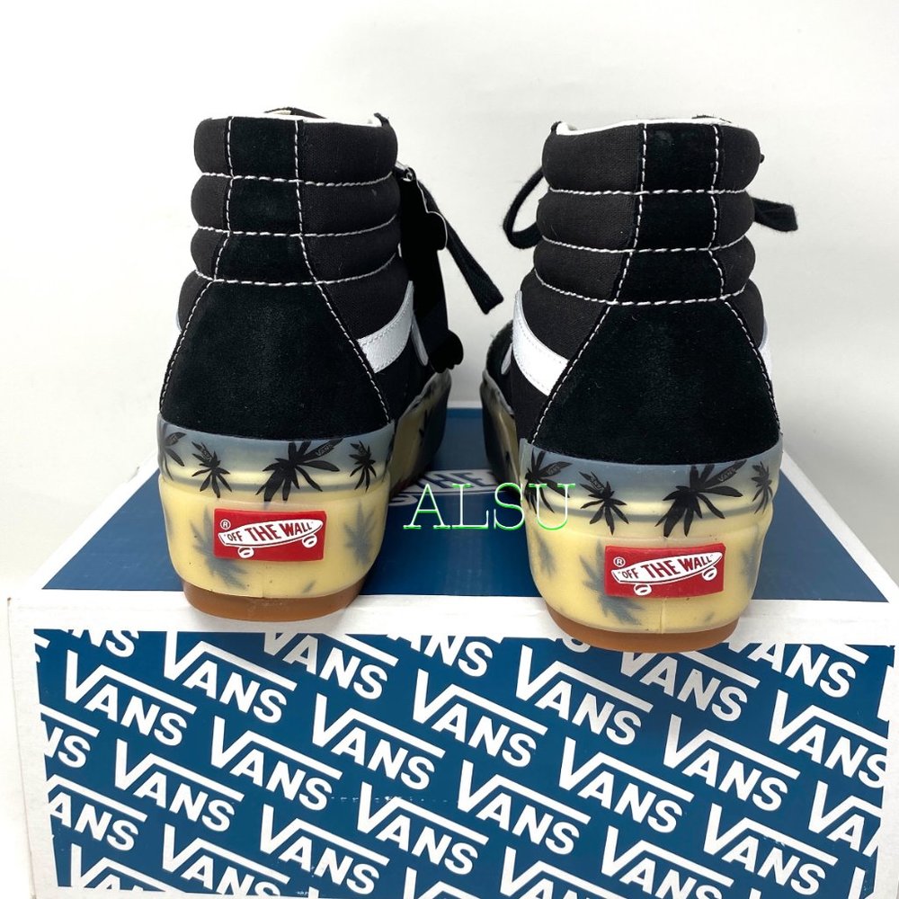 VANS Sk8-Hi Stacked LX Suede-Canvas Palm Men's - Picture 4 of 8